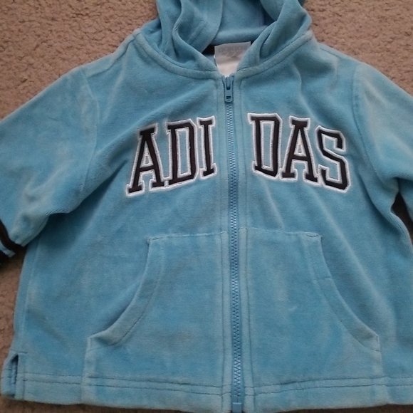 Adidas Baby Boy's Full-Zip Hoodie - Picture 6 of 13